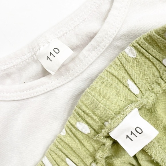 Toddler girls avocado print matching set - Picture 3 of 3